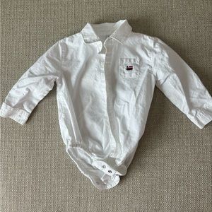 Janie and Jack button down collared onsie